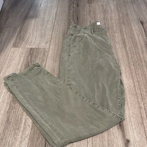 PAIGE JEANS DREW VINTAGE GREEN 29 PREOWNED